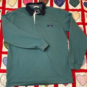 Vintage Green Rugby Shirt